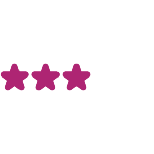 3 stars pink