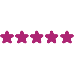 5 stars pink